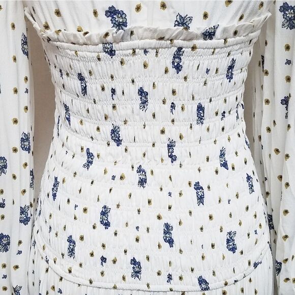 FREE People Two Faces Ruched Waist Mini Dress - Picture 11 of 16